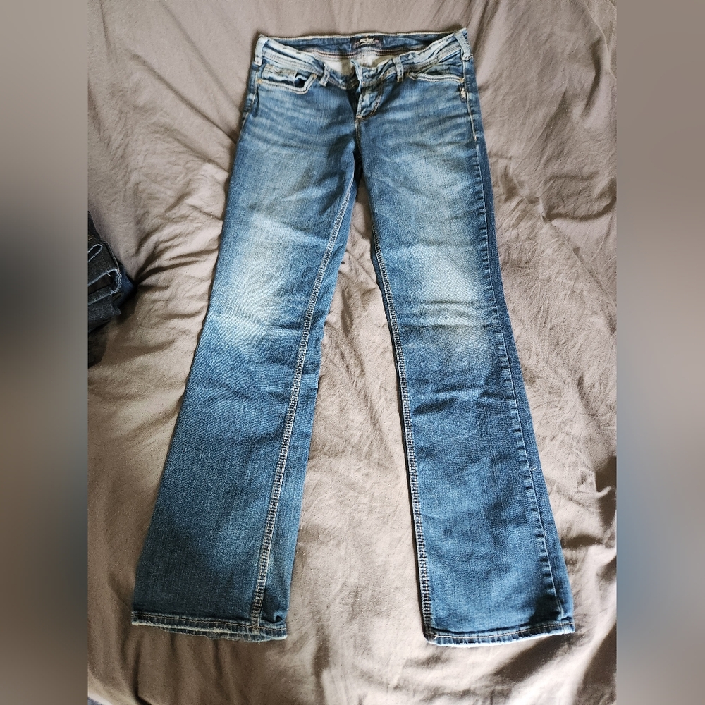 Silver Jeans Blue Straight Cut Denim